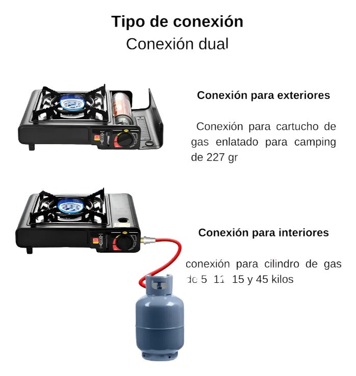Cocinilla A Gas Regulador Con Maleta